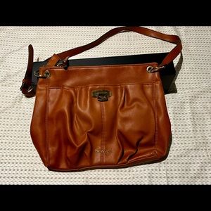 Franco Sarto Cognac Crossbody Bag